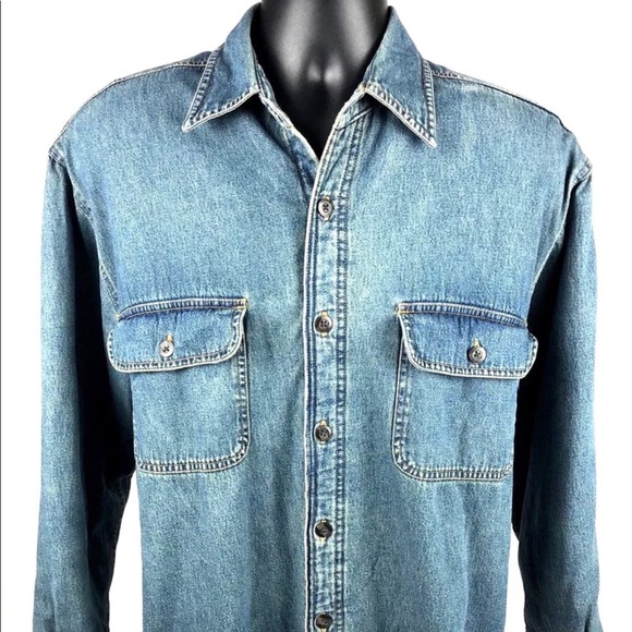 wolverine denim shirt jacket